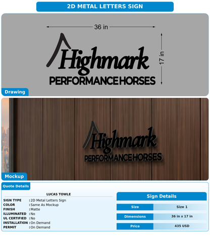 CUSTOM MOCKUP SIGN FOR Lucas  Towle