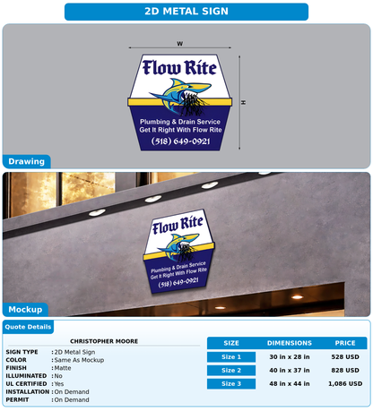 CUSTOM MOCKUP SIGN FOR Christopher Moore