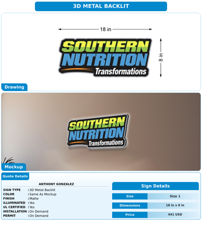 CUSTOM MOCKUP SIGN FOR Anthony Gonzalez
