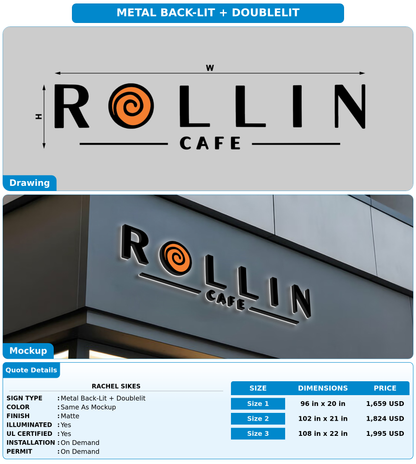CUSTOM MOCKUP SIGN FOR Rachel Sikes