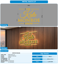CUSTOM MOCKUP SIGN FOR Kryzta Molina