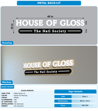 CUSTOM MOCKUP SIGN FOR Alexa Montes