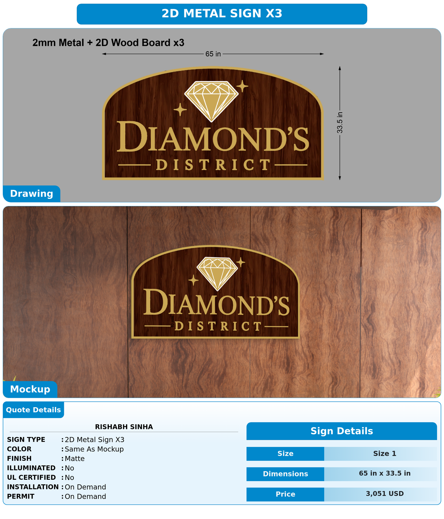CUSTOM MOCKUP SIGN FOR Rishabh sinha