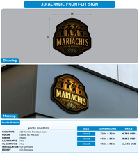 CUSTOM MOCKUP SIGN FOR Javier Calderon