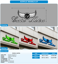 CUSTOM MOCKUP SIGN FOR Michel Castro