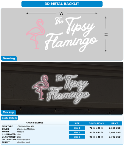 CUSTOM MOCKUP SIGN FOR Craig Silliman