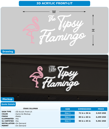 CUSTOM MOCKUP SIGN FOR Craig Silliman