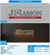 CUSTOM MOCKUP SIGN FOR JR Ramon Demolition
