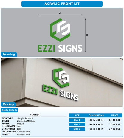 CUSTOM MOCKUP SIGN FOR heather