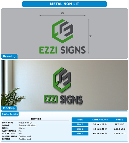 CUSTOM MOCKUP SIGN FOR heather
