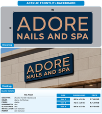CUSTOM MOCKUP SIGN FOR mia pham