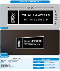 CUSTOM MOCKUP SIGN FOR Michael Karp