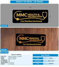 CUSTOM MOCKUP SIGN FOR Megan M Campbell