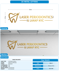 CUSTOM MOCKUP SIGN FOR David malakov