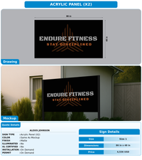 CUSTOM MOCKUP SIGN FOR Alexis Johnson