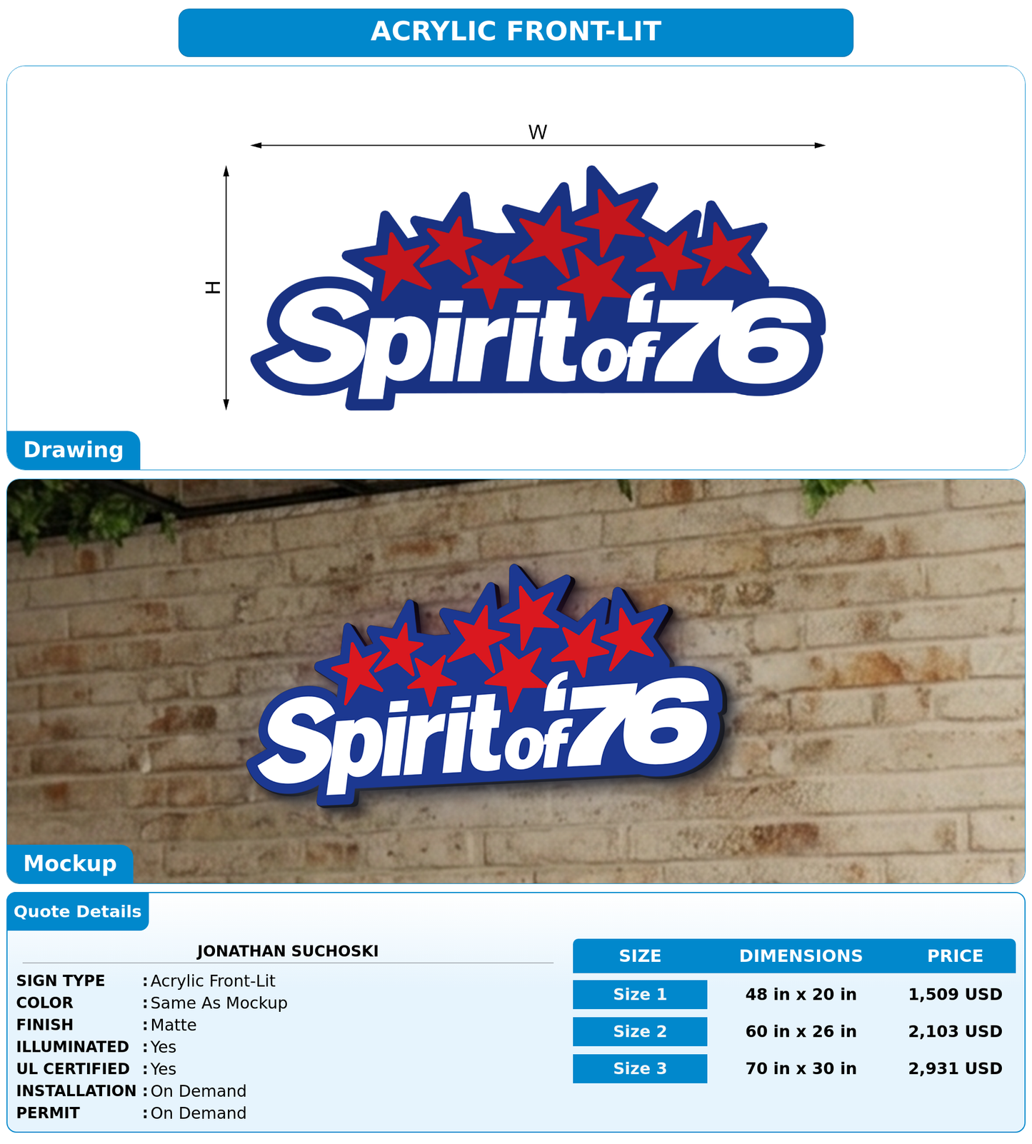 CUSTOM MOCKUP SIGN FOR Jonathan Suchoski
