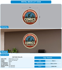 CUSTOM MOCKUP SIGN FOR Matthew Phillips