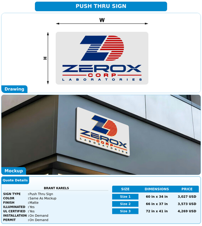 CUSTOM MOCKUP SIGN FOR Brant Karels