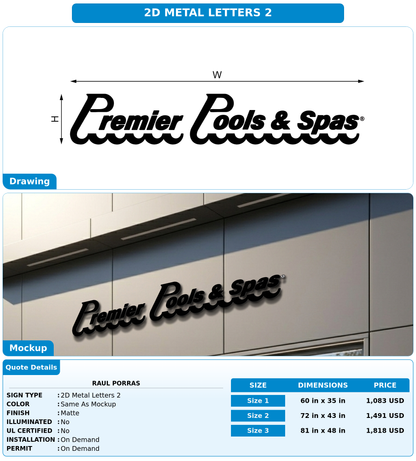 CUSTOM MOCKUP SIGN FOR Raul Porras