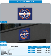 CUSTOM MOCKUP SIGN FOR Dakota galves