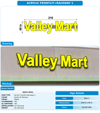 CUSTOM MOCKUP SIGN FOR Parth Patel