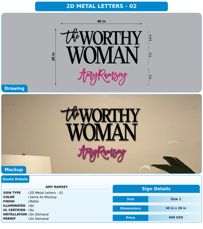 CUSTOM MOCKUP SIGN FOR amy ramsey