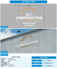 CUSTOM MOCKUP SIGN FOR Brandon sparks