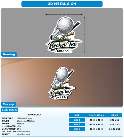 CUSTOM MOCKUP SIGN FOR Ryan Boyer
