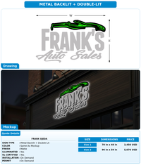CUSTOM MOCKUP SIGN FOR Frank Ojeda