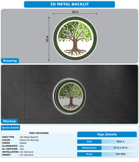 CUSTOM MOCKUP SIGN FOR Tara Hatzmann