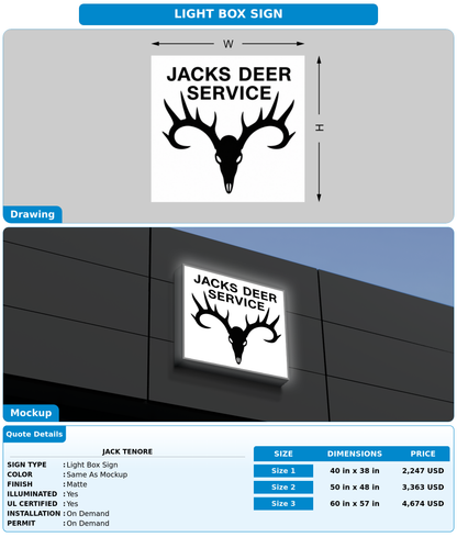 CUSTOM MOCKUP SIGN FOR Jack Tenore