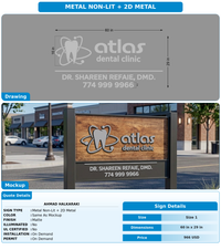 CUSTOM MOCKUP SIGN FOR ahmad halkaraki