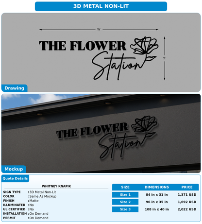 CUSTOM MOCKUP SIGN FOR Whitney knapik