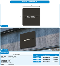 CUSTOM MOCKUP SIGN FOR Julie Newton
