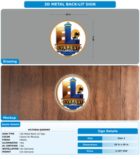 CUSTOM MOCKUP SIGN FOR Victoria Ejsmont