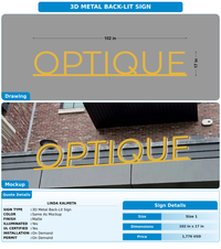 CUSTOM MOCKUP SIGN FOR Linda Kalmeta