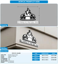 CUSTOM MOCKUP SIGN FOR Frito St. Hilaire