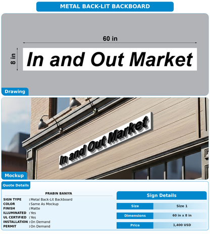 CUSTOM MOCKUP SIGN FOR Prabin Baniya
