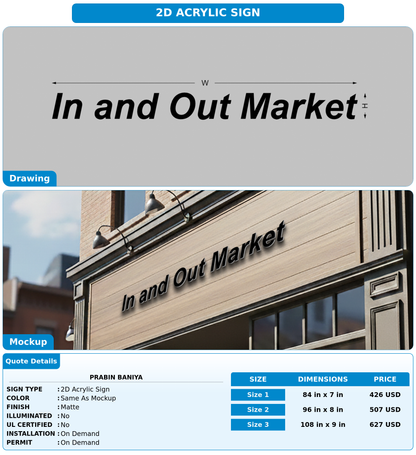 CUSTOM MOCKUP SIGN FOR Prabin Baniya