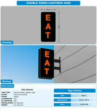 CUSTOM MOCKUP SIGN FOR Tray Maxson
