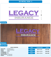 CUSTOM MOCKUP SIGN FOR Sarah Workman