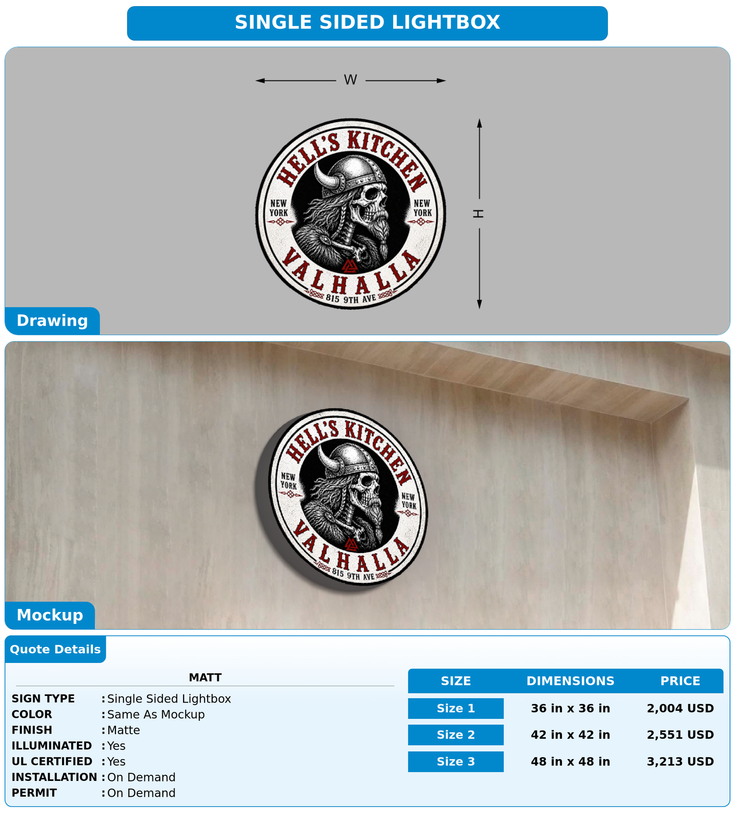 CUSTOM MOCKUP SIGN FOR Matt