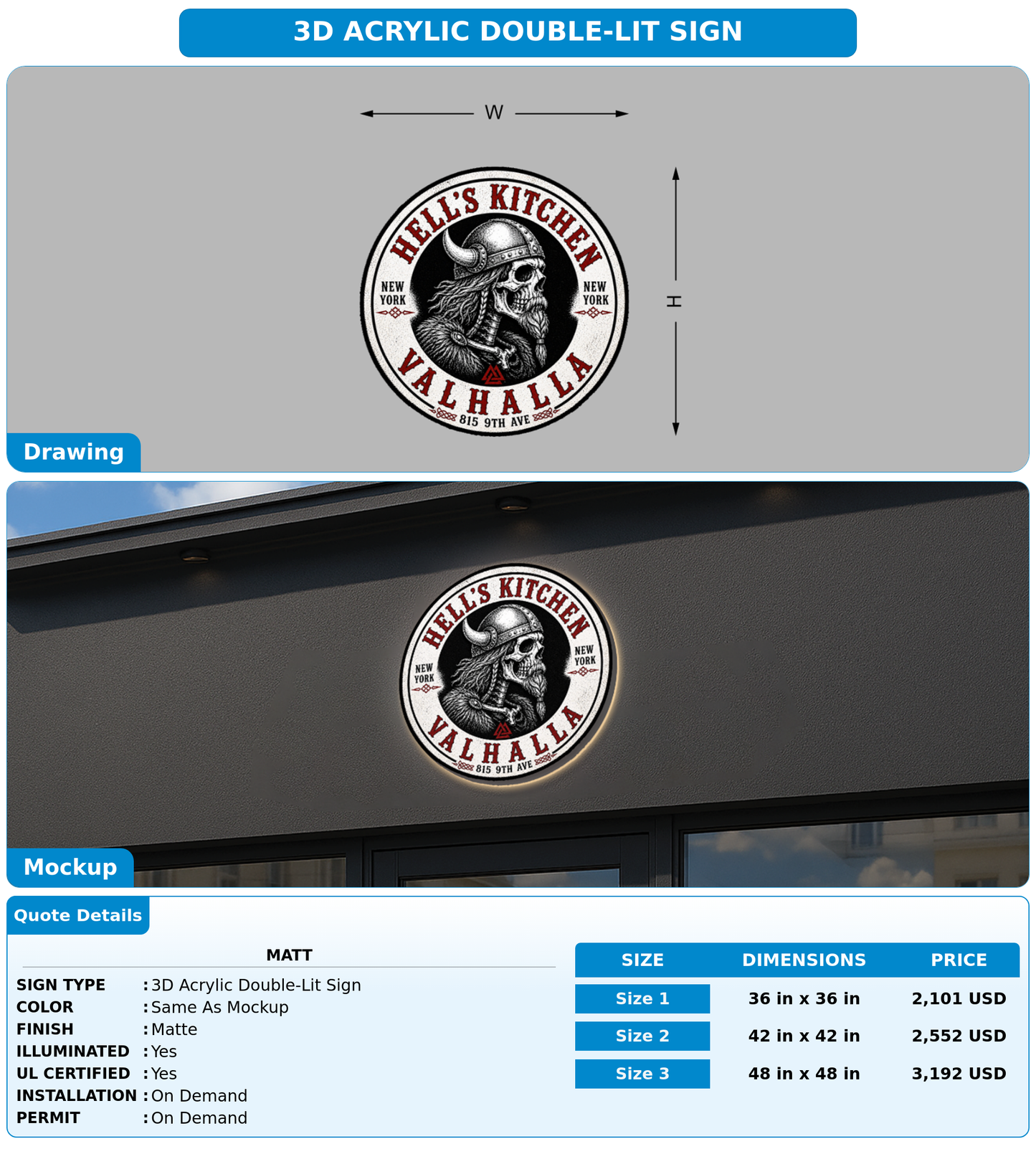 CUSTOM MOCKUP SIGN FOR Matt