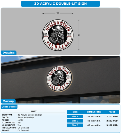CUSTOM MOCKUP SIGN FOR Matt