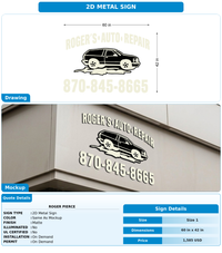 CUSTOM MOCKUP SIGN FOR Roger Pierce