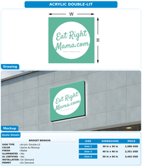 CUSTOM MOCKUP SIGN FOR Bridget Brinson