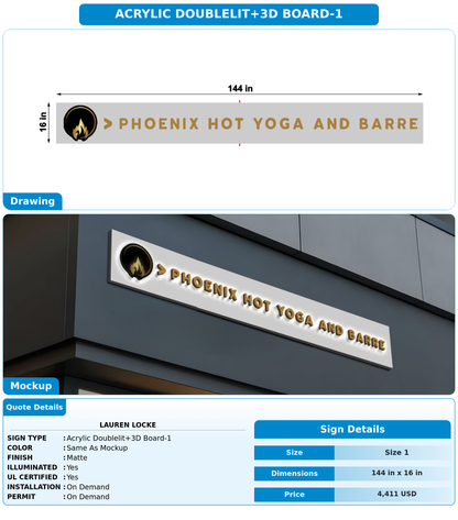 CUSTOM MOCKUP SIGN FOR Lauren Locke