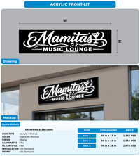 CUSTOM MOCKUP SIGN FOR Katherine Blanchard
