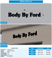 CUSTOM MOCKUP SIGN FOR Hassan Ford