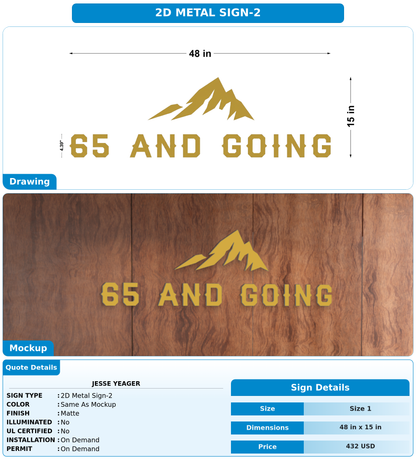 CUSTOM MOCKUP SIGN FOR Jesse yeager